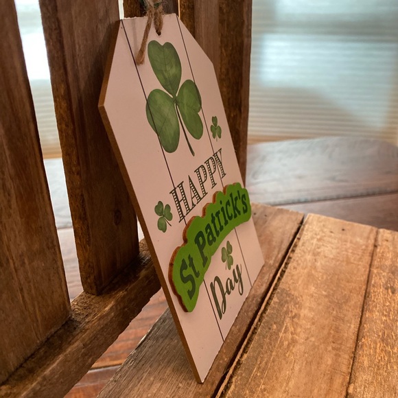 St. Patricks Day Wall Decor Set Of 3, Shamrock Decor, Thankful Lucky & Blessed - Picture 8 of 16